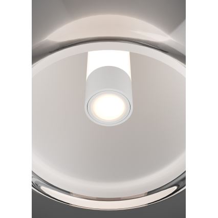 Eglo - Luster na sajli s mogućnošću prigušivanja LED/7W/230V + LED/1,6W 2200-6500K sjajni krom