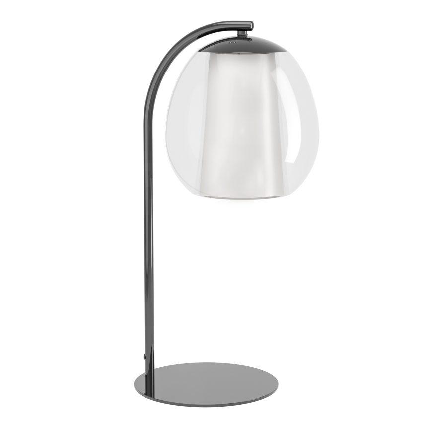 Eglo - LED stolna lampa s prigušavanjem LED/5,5W/230V + LED/1,6W sjajni krom