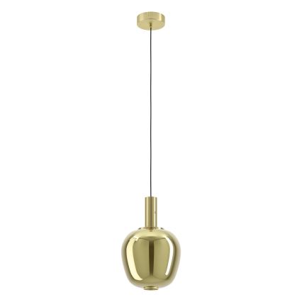 Eglo - LED luster s mogućnošću prigušivanja na sajli LED/6W/230V + LED/1,6W 2200-6500K Ø 25 cm zlatni