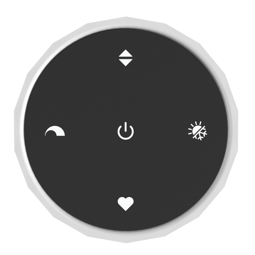 Eglo - LED luster s mogućnošću prigušivanja na kabelu 3xLED/5,8W/230V 2200-6500K crna/bež/zadimljena + daljinski upravljač