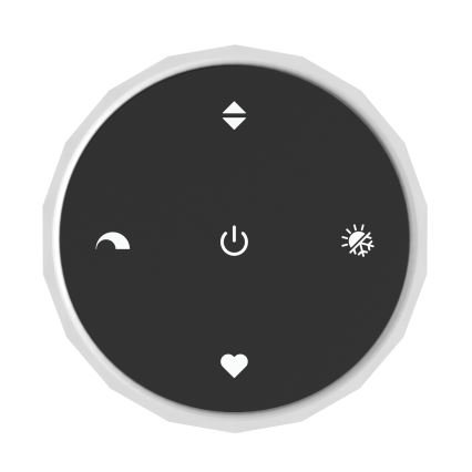 Eglo - LED luster na sajli s mogućnošću prigušivanja 5xLED/5,8W/230V 2200-6500K crna/bež/dimljena + daljinski upravljač