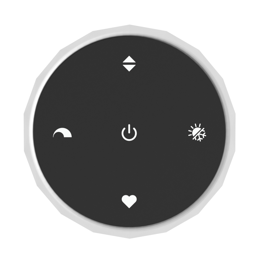 Eglo - LED luster na sajli s mogućnošću prigušivanja 5xLED/5,8W/230V 2200-6500K crna/bež/dimljena + daljinski upravljač