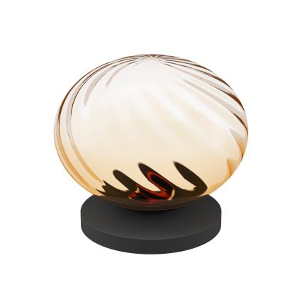 Eglo - LED stolna svjetiljka s mogućnošću prigušivanja LED/5,8W/230V 2200-6500K bež/zadimljena + daljinski upravljač