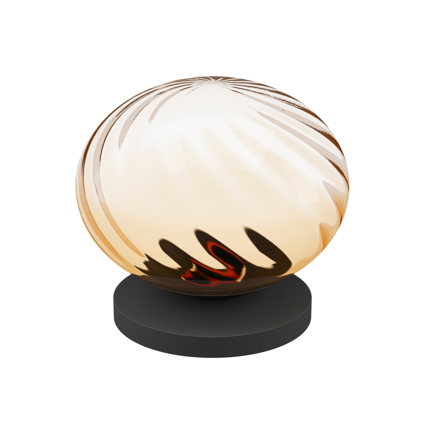 Eglo - LED stolna svjetiljka s mogućnošću prigušivanja LED/5,8W/230V 2200-6500K bež/zadimljena + daljinski upravljač