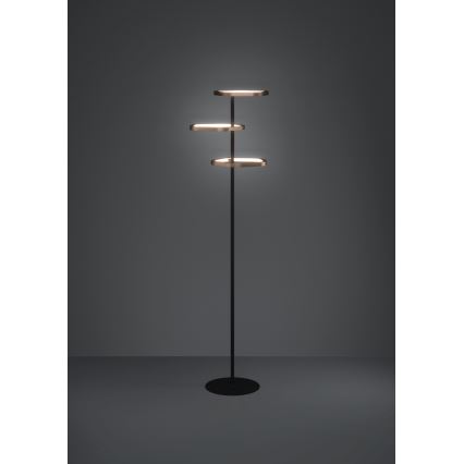 Eglo - LED prigušiva podna lampa LED/20W/230V 2200-6500K mesing