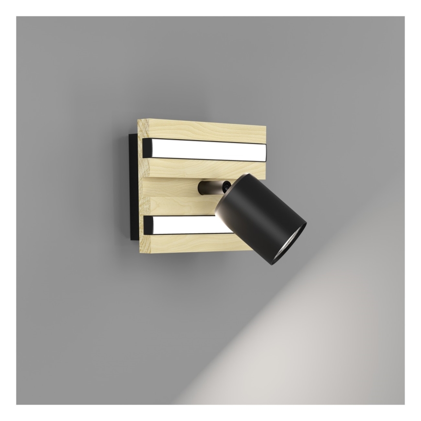 Eglo - LED zidna spot svjetiljka 1xLED/2,2W/230V + 2xLED/1,2W + 2xLED/2W bež/crna