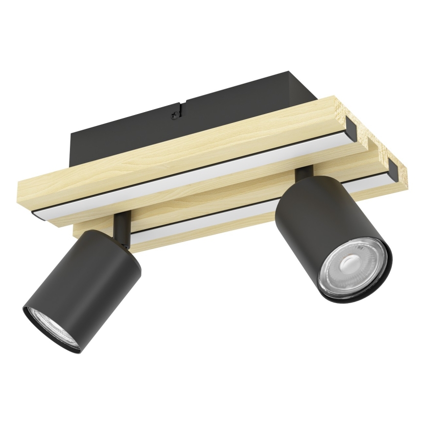 Eglo - LED spot svjetlo 2xLED/2,2W/230V + 2xLED/1,2W + 2xLED/2W bež/crna