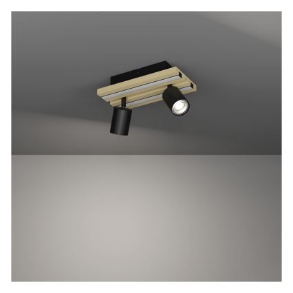 Eglo - LED spot svjetlo 2xLED/2,2W/230V + 2xLED/1,2W + 2xLED/2W bež/crna