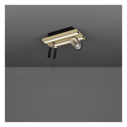 Eglo - LED reflektor 2xLED/2,2W/230V + 2xLED/1,2W + 2xLED/2W bež/crna