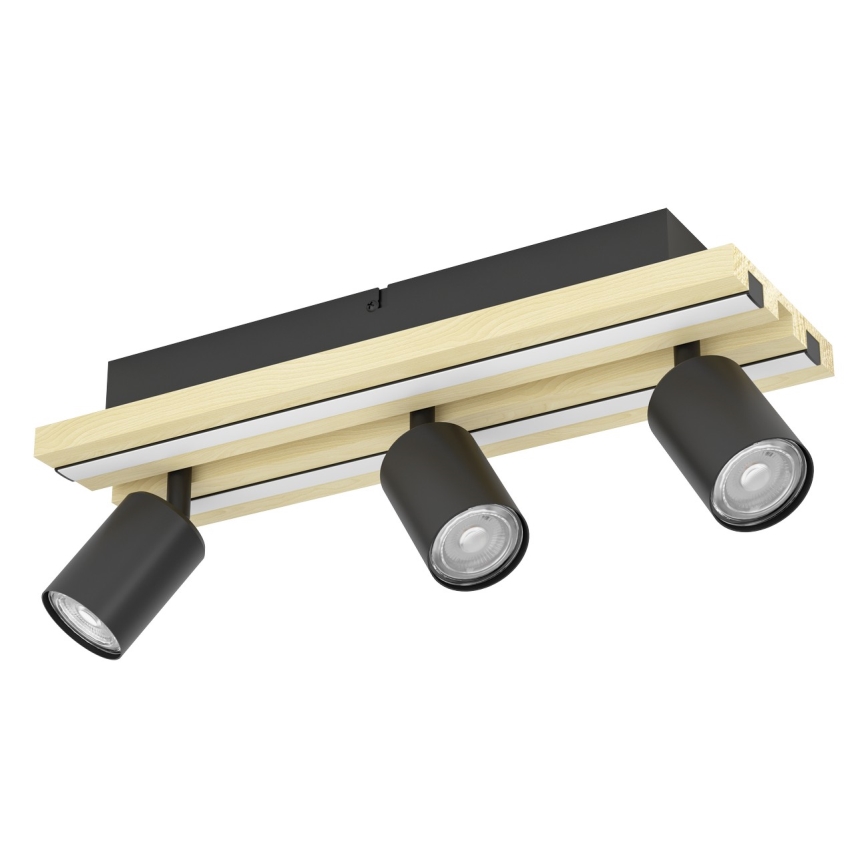 Eglo - LED spot svjetiljka 3xLED/2,2W/230V + 2xLED/1,2W + 2xLED/2W bež/crna