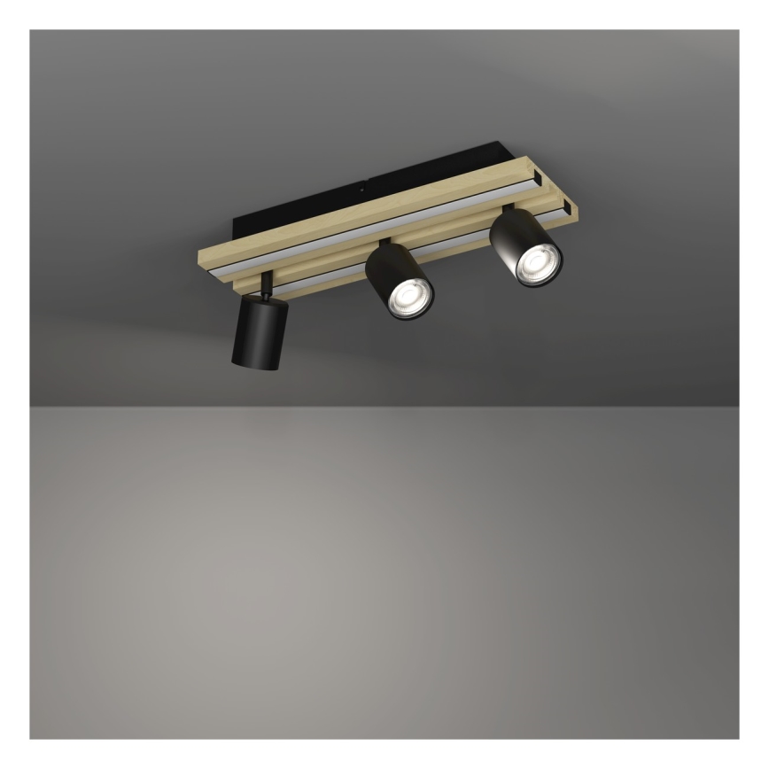 Eglo - LED spot svjetiljka 3xLED/2,2W/230V + 2xLED/1,2W + 2xLED/2W bež/crna