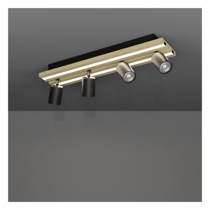 Eglo - LED spot svjetiljka 4xLED/2,2W/230V + 2xLED/1,2W + 2xLED/2W bež/crna