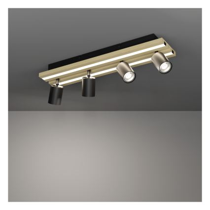 Eglo - LED spot svjetiljka 4xLED/2,2W/230V + 2xLED/1,2W + 2xLED/2W bež/crna