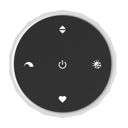 Eglo - LED prigušljiva stropna svjetiljka LED/40W/230V 2200-6500K Ø 83 cm bijela + daljinski upravljač