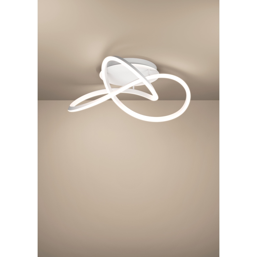 Eglo - LED prigušljiva stropna svjetiljka LED/40W/230V 2200-6500K Ø 83 cm bijela + daljinski upravljač