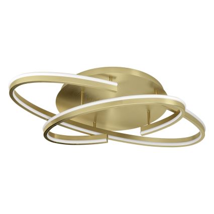 Eglo - LED stropna svjetiljka s prigušivanjem LED/40W/230V 2200-6500K zlatna + daljinski upravljač