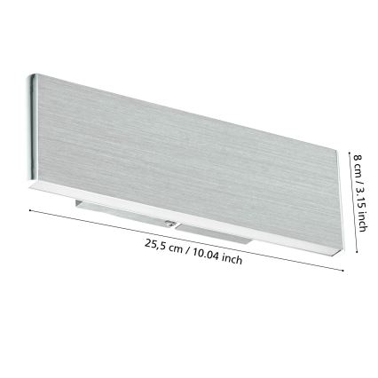 Eglo - LED Zidna svjetiljka 2xLED/5,4W/230V