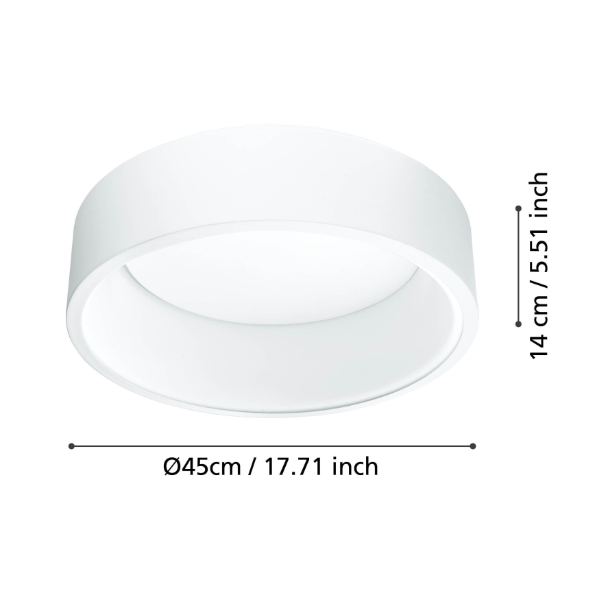 Eglo - LED Prigušiva stropna svjetiljka 1 LED/25,5W/230V