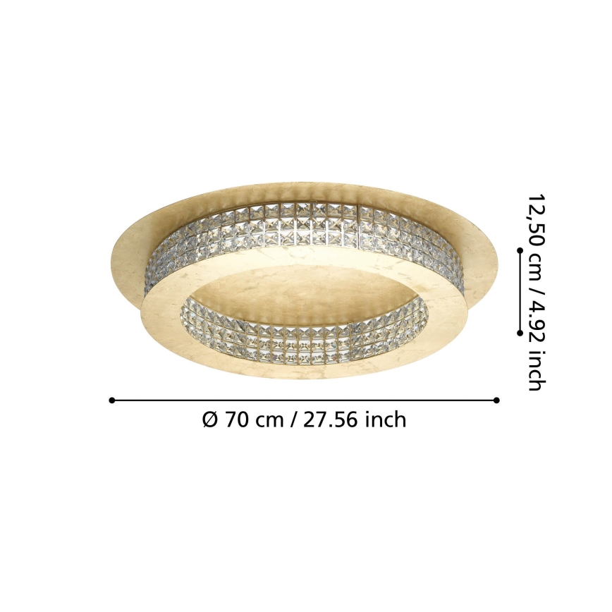 Eglo - LED Prigušiva stropna svjetiljka LED/44W/230V