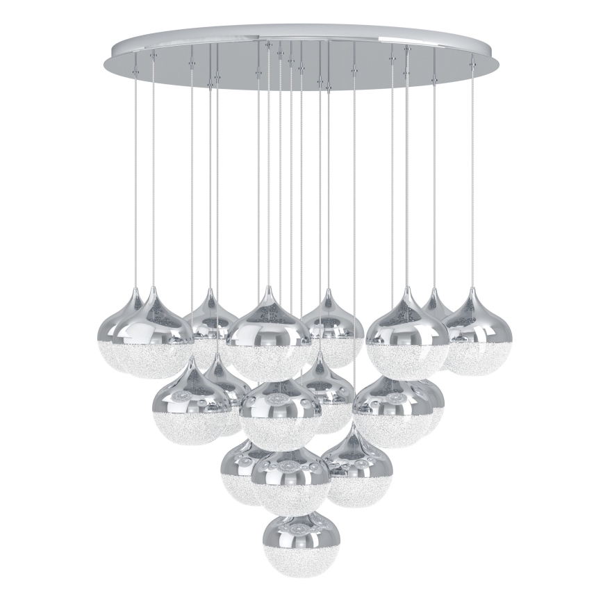 Eglo - LED Prigušivi luster na sajli 18xLED/3,1W/230V
