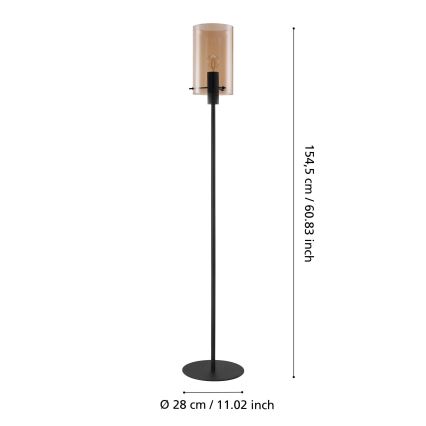 Eglo - Podna lampa 1xE27/40W/230V