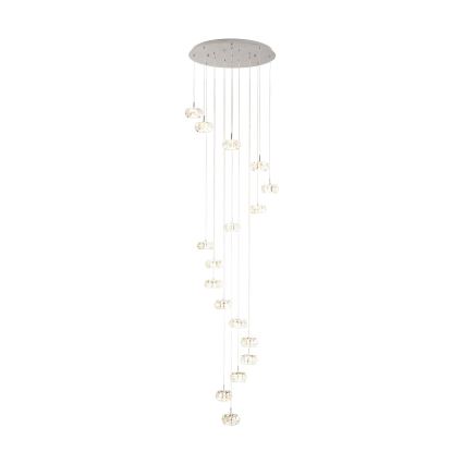 Eglo - LED Kristalni prigušivi luster na sajli 17xLED/4,5W/230V