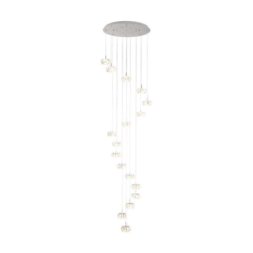 Eglo - LED Kristalni prigušivi luster na sajli 17xLED/4,5W/230V