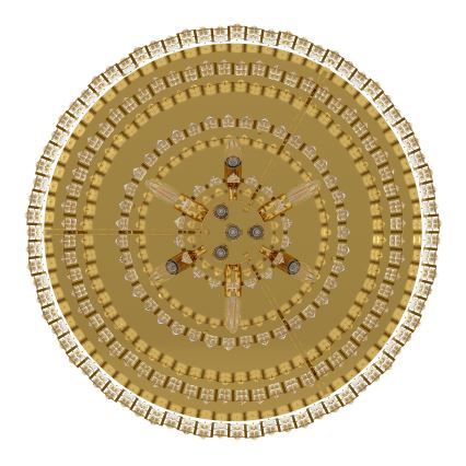 Eglo - Stropna svjetiljka 10xE14/25W/230V pr. 78 cm