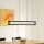 Eglo 39629 - LED luster na sajli GUALAJO, s mogućnošću prigušivanja, LED/27W/230V, crna