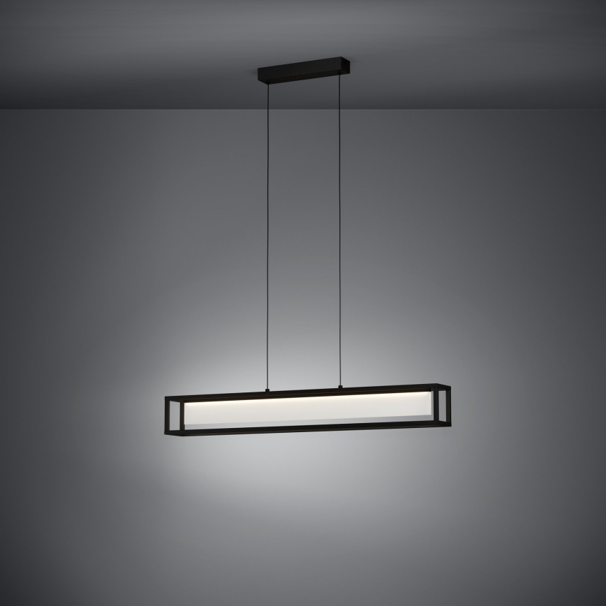 Eglo 39629 - LED luster na sajli GUALAJO, s mogućnošću prigušivanja, LED/27W/230V, crna