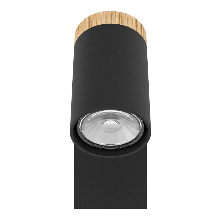 Eglo - LED Zidna reflektorska svjetiljka 1xGU10/4,5W/230V 3000K crna/smeđa