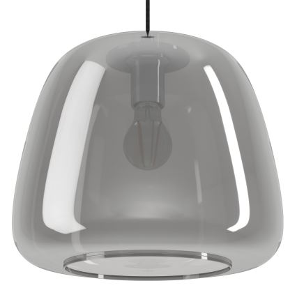 Eglo - Luster na sajli 1xE27/40W/230V pr. 35 cm dimna