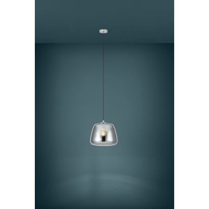 Eglo - Luster na sajli 1xE27/40W/230V pr. 35 cm dimna