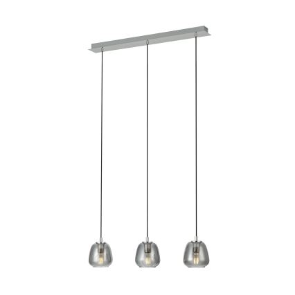 Eglo - Luster na sajli 3xE27/40W/230V dimna