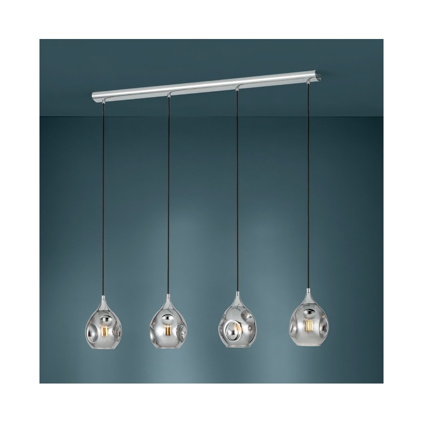 Eglo - Luster na sajli 4xE27/40W/230V