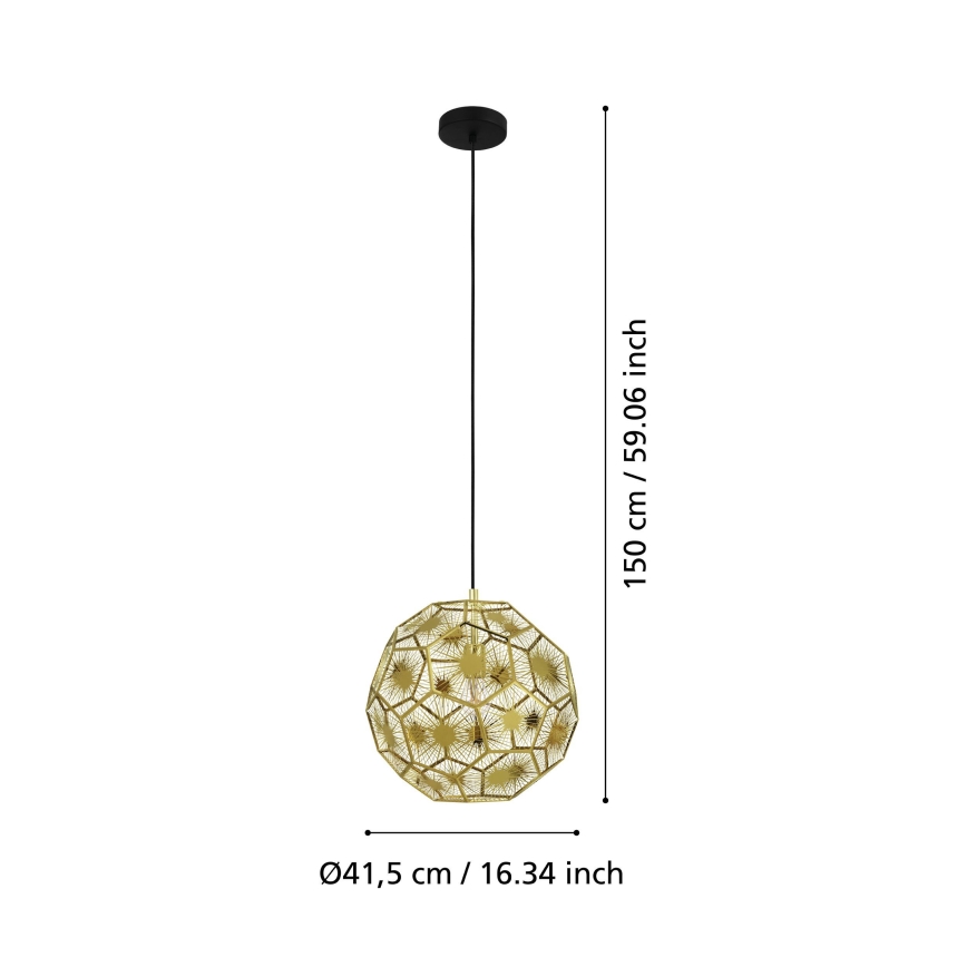 Eglo - Luster na sajli 1xE27/60W/230V pr. 41 cm