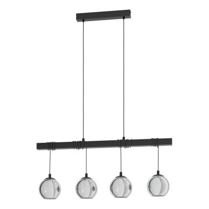 Eglo - Luster na sajli 4xE27/40W/230V