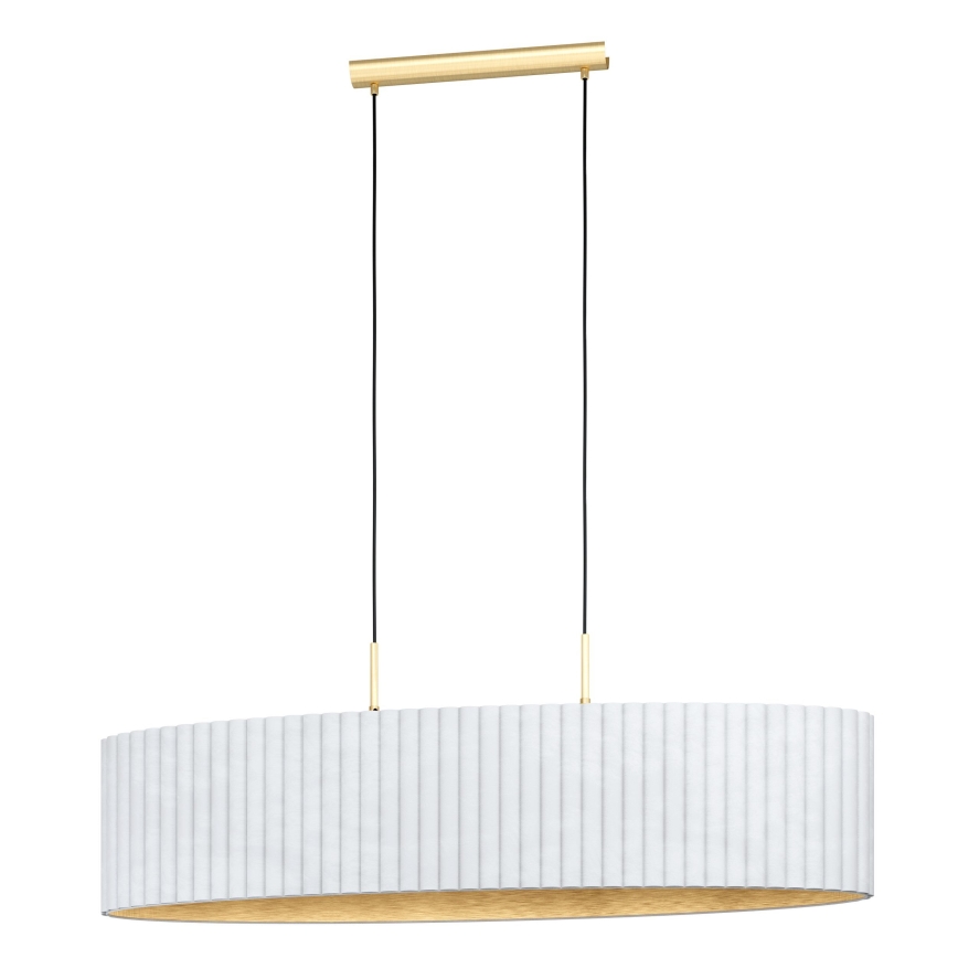 Eglo - Luster na sajli 2xE27/40W/230V bijela