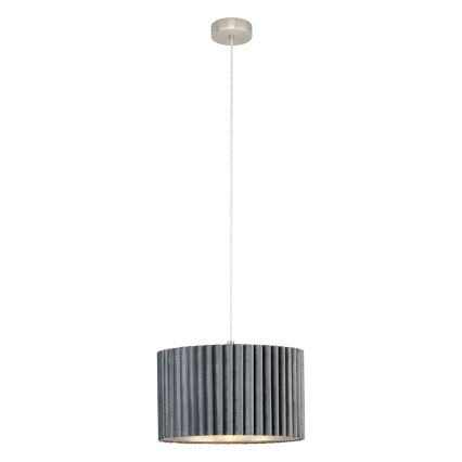Eglo - Luster na sajli 1xE27/40W/230V siva