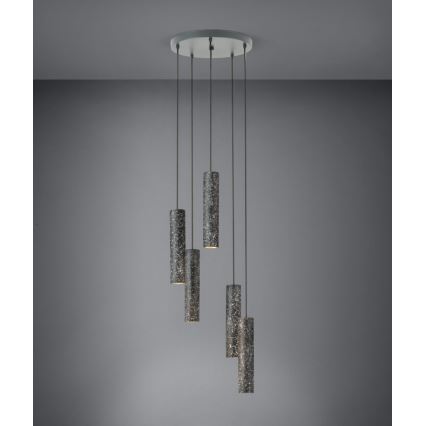 Eglo - LED luster na sajli 5xGU10/4,5W/230V