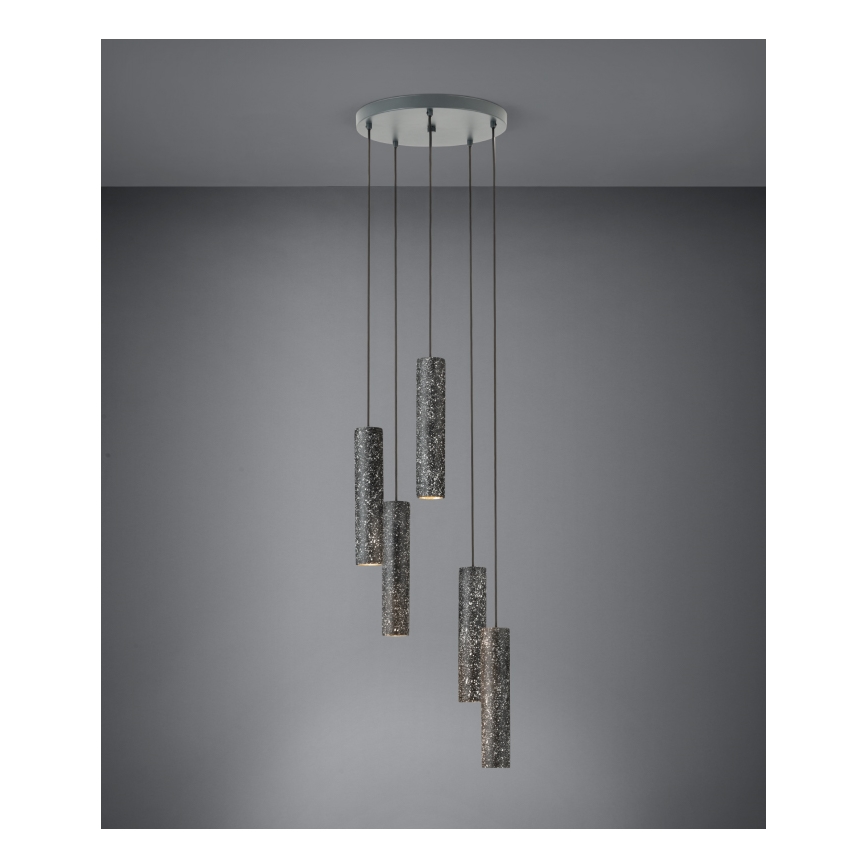 Eglo - LED luster na sajli 5xGU10/4,5W/230V