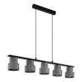 Eglo 39855 - Luster na kabelu HILCOTT 5xE27/40W/230V