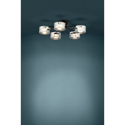 Eglo - LED Prigušivi luster za površinsku montažu 5xLED/5,4W/230V