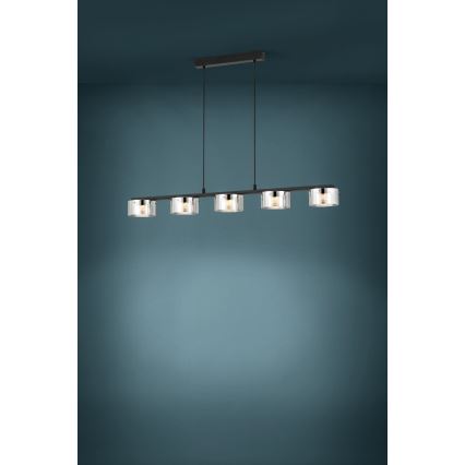 Eglo - LED Prigušivi luster na sajli 5xLED/5,4W/230V