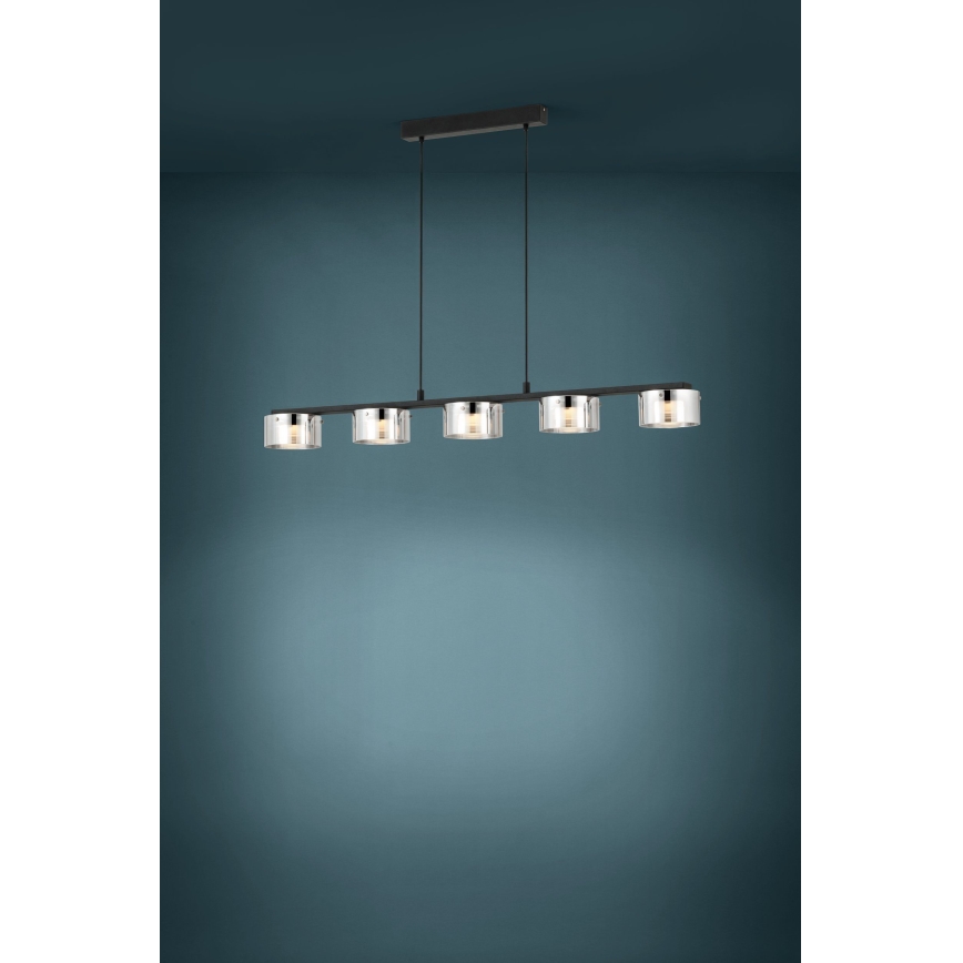 Eglo - LED Prigušivi luster na sajli 5xLED/5,4W/230V