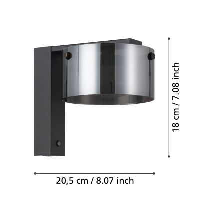 Eglo - LED prigušiva zidna svjetiljka LED/7,2W/230V