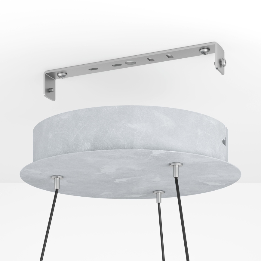 Eglo - LED Prigušivi luster na sajli LED/36W/230V 3000K siva/hrast