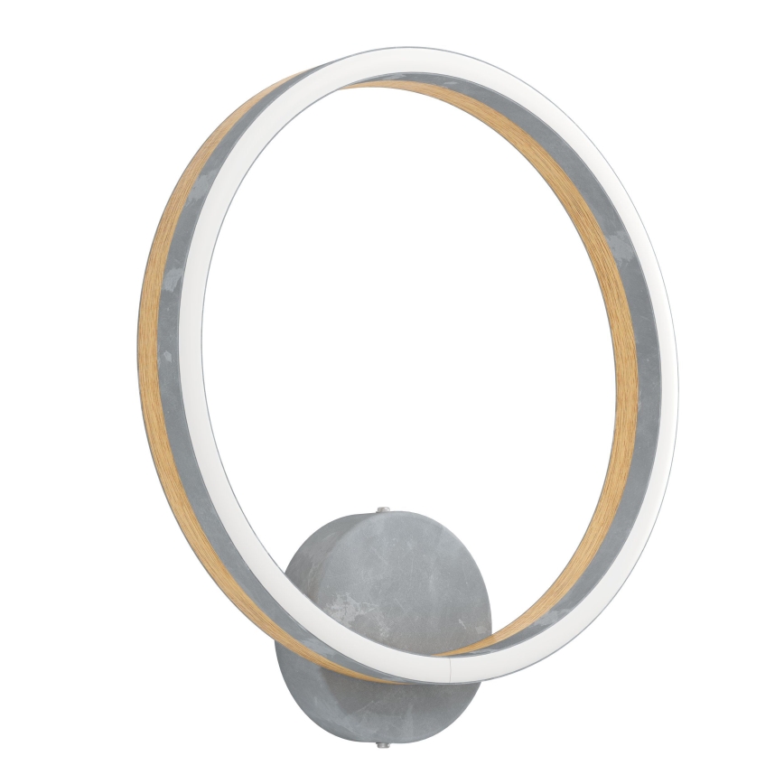 Eglo - LED Zidna svjetiljka LED/12W/230V 3000K siva/hrast