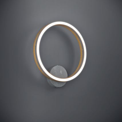 Eglo - LED Zidna svjetiljka LED/12W/230V 3000K siva/hrast