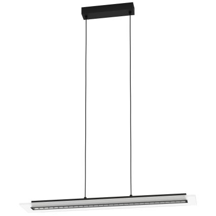 Eglo - LED Prigušivi luster na sajli LED/57,5W/230V 3000K crna + daljinski upravljač